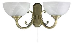 STENSKA SVETILKA MARLENE E14 2X MAX 40/BRONZ/IP20 RA8542