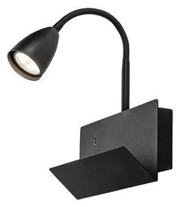 TACITO STENSKA SVETILKA GU10 1X MAX 25/ČRNA/IP20 RA71089