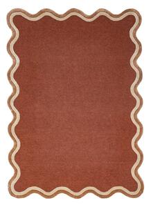 Ročno tkana preproga iz mešanice volne v barvi terakote 120x170 cm Rivo Wool – Flair Rugs