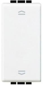 DVOSTRUKO STIKALO LIVING LIGHT 1P/16A/250V 1M BELA N4027N