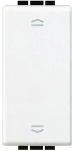 DVOSTRUKO STIKALO LIVING LIGHT 1P/10A/250V 1M BELA N4037N