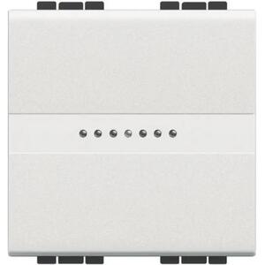 AKSIALNO KRIŽNO STIKALO 1P/16A/250V 2M BELA N4054M2