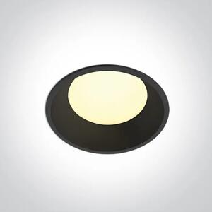 VGRADNA LED SVETILKA/9W/CCT/900lm/100°/230V IP65 120mm ČRNA DM10109FD/B/V