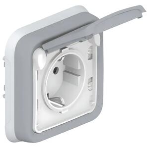 VTIČNICA SCHUKO SIVA 16A IP55 LE069833