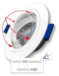 336-126 LED VGRADNA SVETILKA - SVETILKA ZA NAMESTITEV, 5 W, 370 LM 3000 K (TOPLO BELA 3856024406666