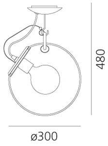 STROPNA SVETILKA MICONOS E27 14W AR022810