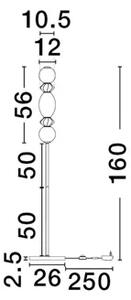 Talna svetilka PALLINA LED 16W 960lm 3000K IP20 NL9009309