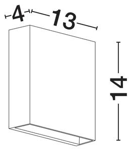 STENSKA SVETILKA WAY ČRNE RAZREDA \r\nLED 6 W 220–240 V 421 lm NL9030829
