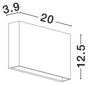 STENSKA SVETILKA YOKO ČRNE OBLIKE \r\nLED 13 W 220–240 V 788 lm NL9030828