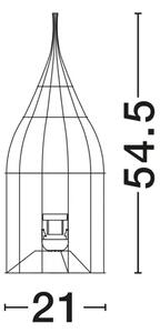 NAOS NAMIZNA SVETILKA LED E27 1x12 W 100–240 V\r\n Žarnica IP20 ni priložena NL9586630