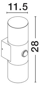 STENSKA SVETILKA PAUL \r\nLED 10 W 220–240 V 893 lm \r\n3000K IP65 NL9176107