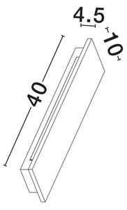 STENSKA SVETILKA LUNA SIVA \r\nLED 11 W 100–265 V 644 lm \r\n3000K IP65 NL9540235