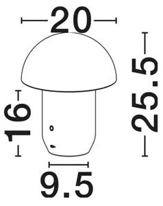 NAMIZNA SVETILKA POIS BELA LED 2W 230lm 3000K IP20 NL9050171
