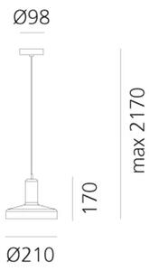 VISEČA SVETILKA STABLIGHT RJAVA GU10 MAX 6,8 W AR0027O80