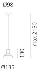 VISEČA SVETILKA STABLIGHT RJAVA GU10 MAX 6,8 W AR0027M80