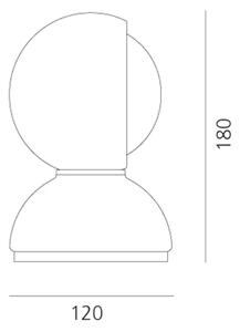 ECLISSE NAMIZNA/STENSKA SVETILKA RDEČA E14 MAX 5W AR0028030A