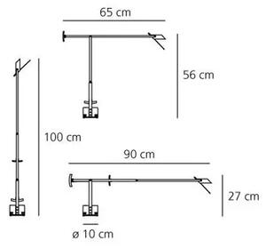 NAMIZNA SVETILKA TIZIO ČRNA GY6.35 MAX 2.5W AR005010