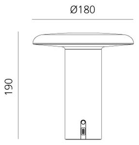 Takku NAMIZNA SVETILKA ANODIZIRANA ČRNE OBLIKE AR0151040A
