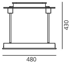 NAMIZNA SVETILKA PAUSANIA ZELENA/ALUMINIJASTA 14W 3500K 690lm AR1081010A