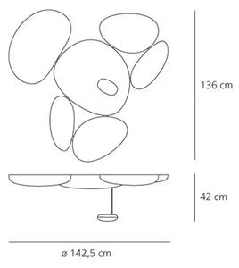 SKYDRO LED STROPNA SVETILKA POLIRANA KROMIRANA 29W 3000K 1662lm AR1245110A