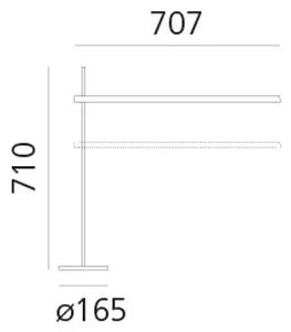 TALAK PROFESIONALNA NAMIZNA SVETILKA BELA 12W 3000K 1065lm 100-240V AR0687510A