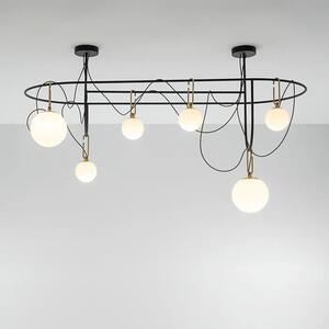 Nh S5 ELIPTIČNI LESTENEC ČRNO/STARO ZLATO 46W 220-240V 3772lm AR1279010A