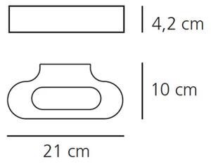 TALO LED STENSKA SVETILKA ČRNA 20W 3000K 220-240V 1991lm AR0615080A