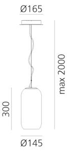 MINI VISEČA SVETILKA GOPLE MODRA E14 5W 272lm AR1406350A