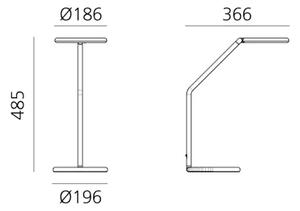 NAMIZNA SVETILKA VINE LIGHT ČRNA 8W 3000K 602lm AR1564030A