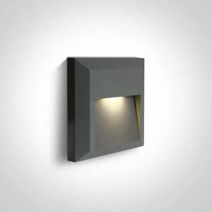 ZUNANJA STENSKA SVETILKA LED 2W/CCT/2700-3300-4000K/60lm/IP65 ANTRACITNA DM67388B/AN/V