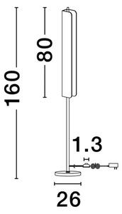 Talna svetilka AIDER LED /3000K/23W/1685Lm/ZLATA NL9019747
