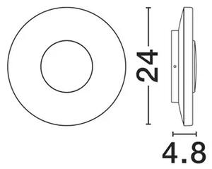 ZUNANJA SVETILKA CICO 12 W 587 lm IP65 3000K ČRNA NL9136446