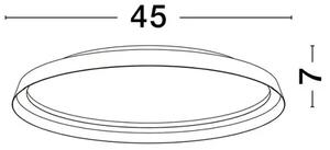 STROPNA SVETILKA ORMI LED /2700-4000K/38W/2713Lm/ČRNA NL9345695