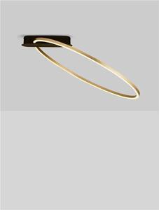 STROPNA SVETILKA KIKLOS LED/3000K/30W/1301Lm/ZLATA NL9248175