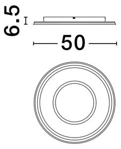 STROPNA SVETILKA FIGIN LED/2700-5000K/40W/2244Lm/ZLATA NL9248179