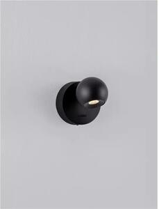 STENSKA SVETILKA SPHERE /3000K/6W/576Lm/ČRNA NL9540255