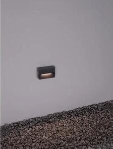 STENSKA SVETILKA LED 1,5 W 34 lm 3000 K IP54 ANTRACIT NL9492690
