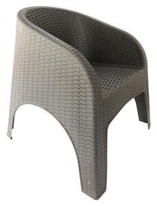 Vrtni stol Toscana (Temnorjava, Do x Š x V: 62 x 60 x 80 cm)