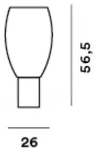 FOSCARINI BUDS 1 NAMIZNA SVETILKA TOPLO BELA FN278011_12
