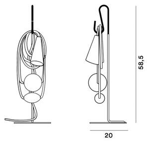 NAMIZNA SVETILKA FOSCARINI FILO RUBY JAYPURE FN289001_06