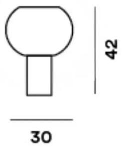 FOSCARINI BUDS 3 NAMIZNA SVETILKA TOPLO BELA FN278013_12