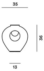 FOSCARINI MADRE NAMIZNA SVETILKA BELA FN301001_10