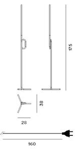 FOSCARINI TOBIA NAMIZNA LED SVETILKA BELA FN294003D_10