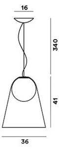 FOSCARINI VISEČA SVETILKA SATELLIGHT MY LIGHT BELA/PROZORNA FN285007ML_15