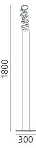 LED talna svetilka DECOMPOSE LIGHT, zlata, 3000K AROI4600D02