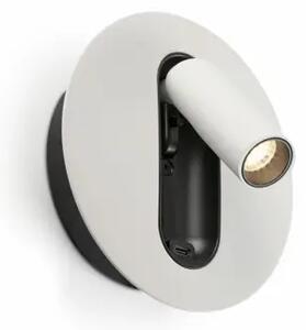 TIMIT LED STENSKA TALNA SVETILKA 2700K USB BELA FR62760