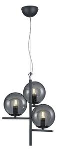 LindbyLindby - Denva 3 Pendant Anthracite/Smoke Lindby