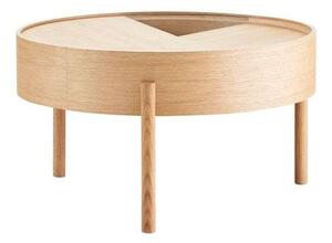 WoudWoud - Arc Coffee Table Ø66 Oiled Oak Woud