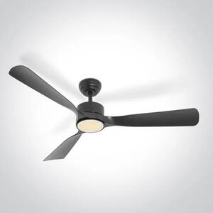 ZUNANJI STROPNI VENTILATOR ČRNEGA OBLIKOVANJA ABS 32W LED 22W CCTV IP54 230V DM6320/B/V