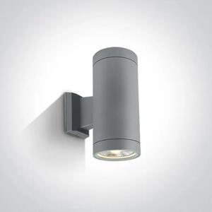 STENSKA SVETILKA 2×E27/75W/PAR30/230V IP54 SIVA DM67132/G#